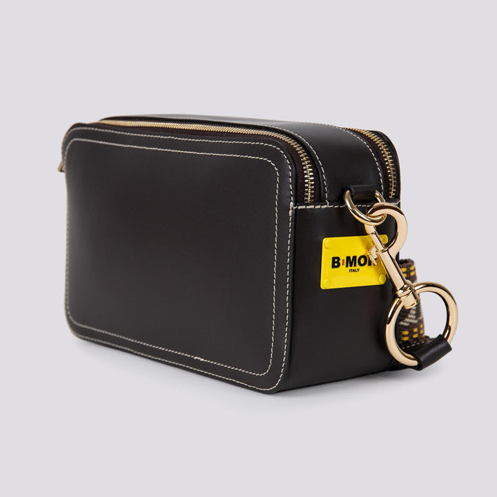 BORSA A TRACOLLA MAXI YOURS IN PELLE testa moro MAXI YOURS T MORO BIMOR 