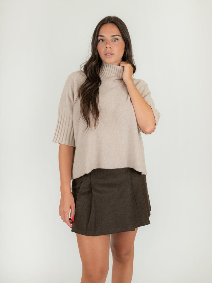 LUPETTO MANICA 3/4 BEIGE 0370/164 0082 BIMOR 