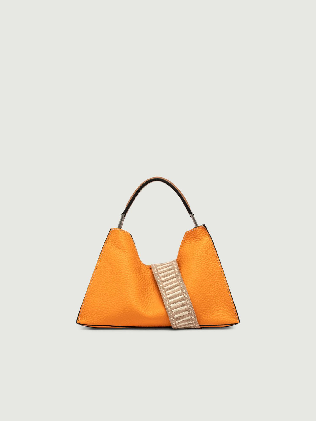 BORSA IN PELLE AURORA COLOR ARANCIO BS 10565 RNGDBL-NA 13316 GIANNI CHIARINI 