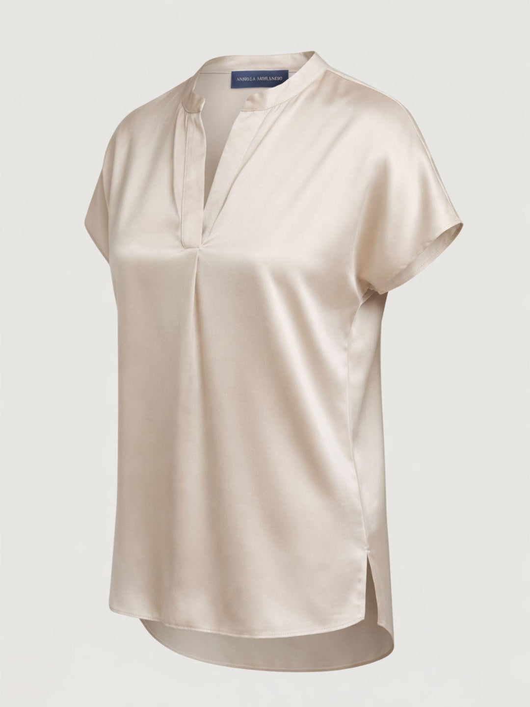 Blusa in raso panna M9237 PANNA ANDREA MORANDO 