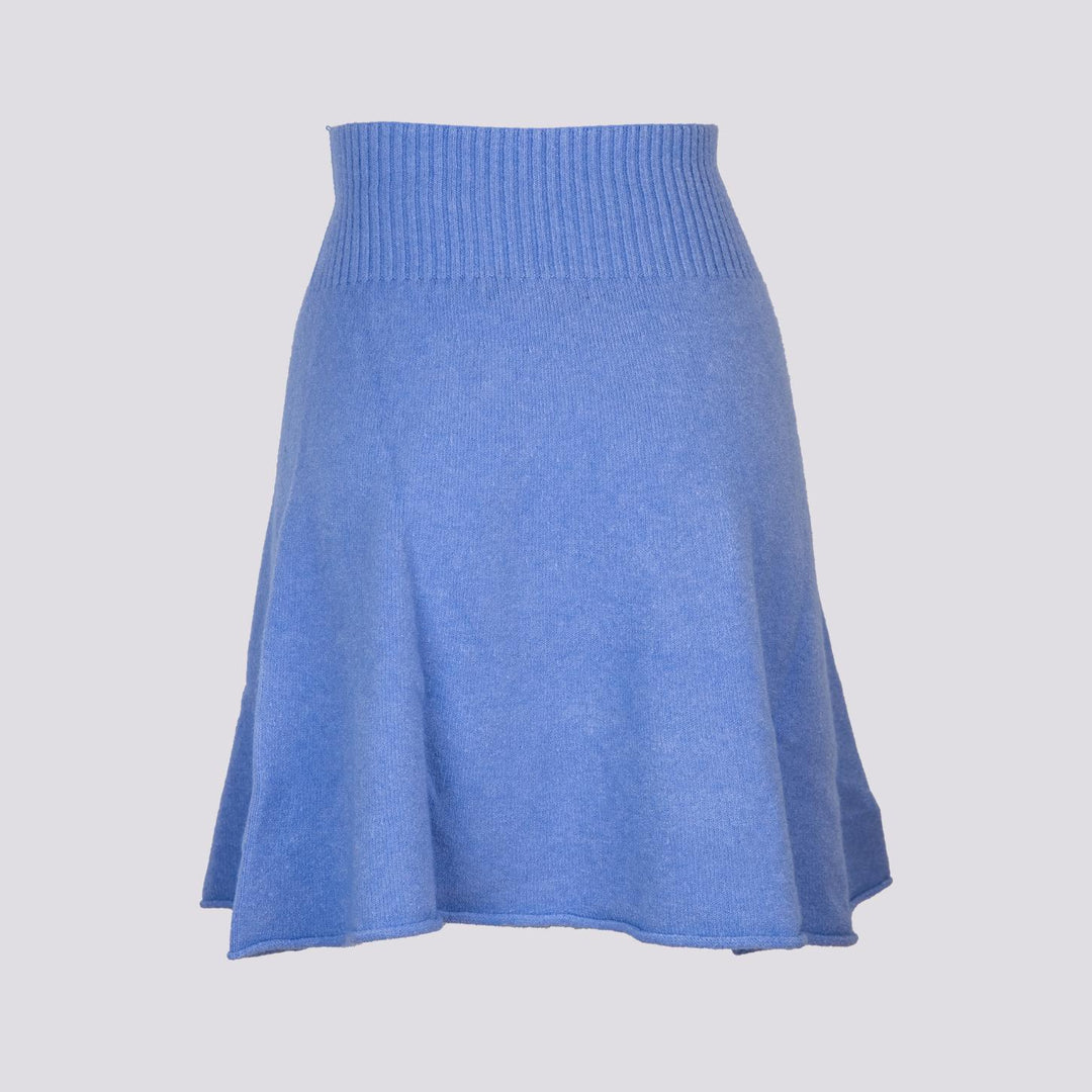 MINI GONNA IN MAGLIA AZZURRA 0370/286 8013 BIMOR 