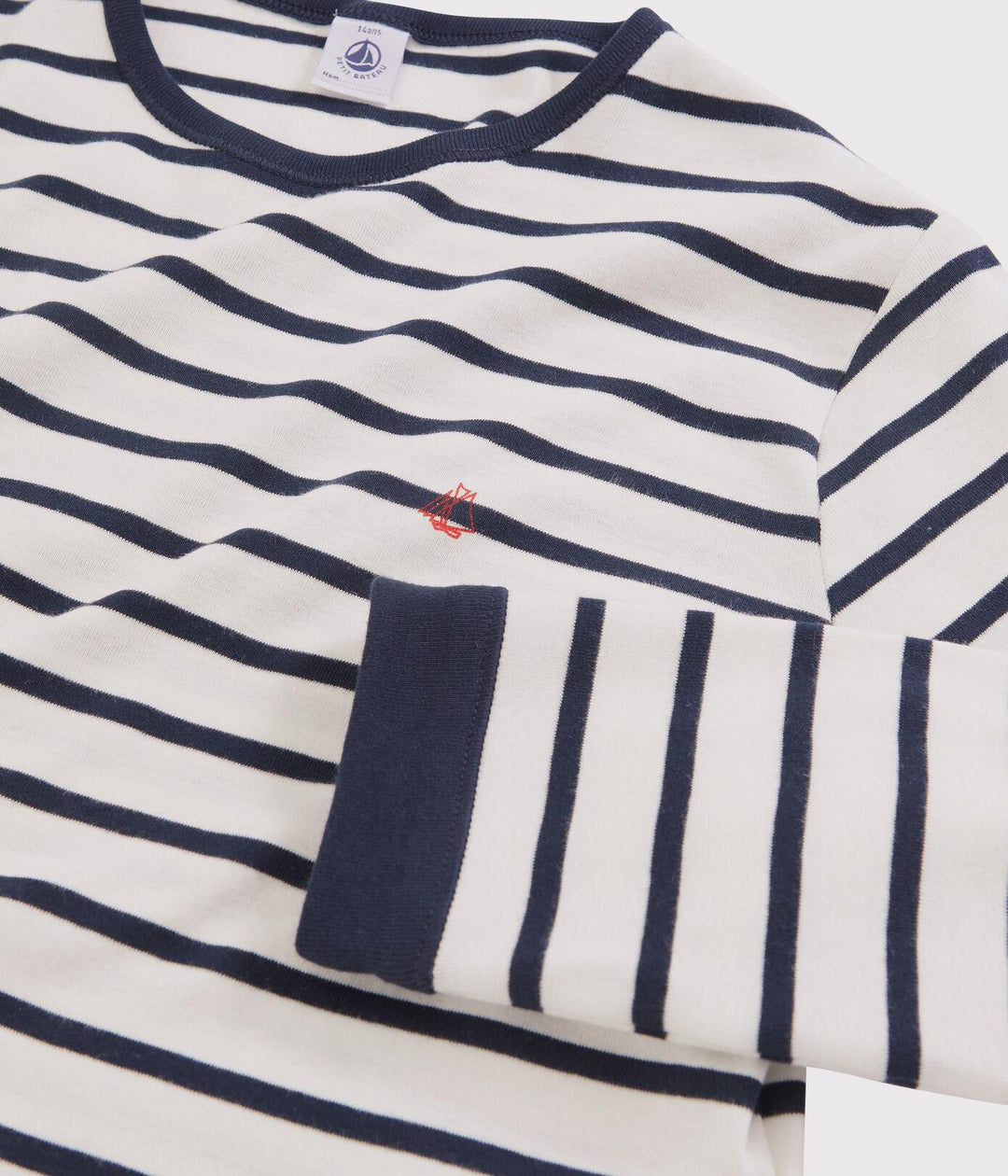 PIGIAMA MARINIÈRE BAMBINO IN COTONE A01DE 01 PETIT BATEAU 