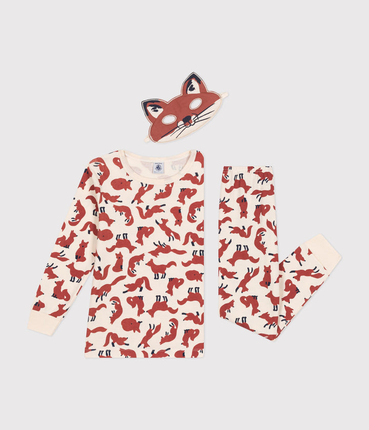 Pigiama travestimento da volpe in cotone A0B7K 01 PETIT BATEAU 