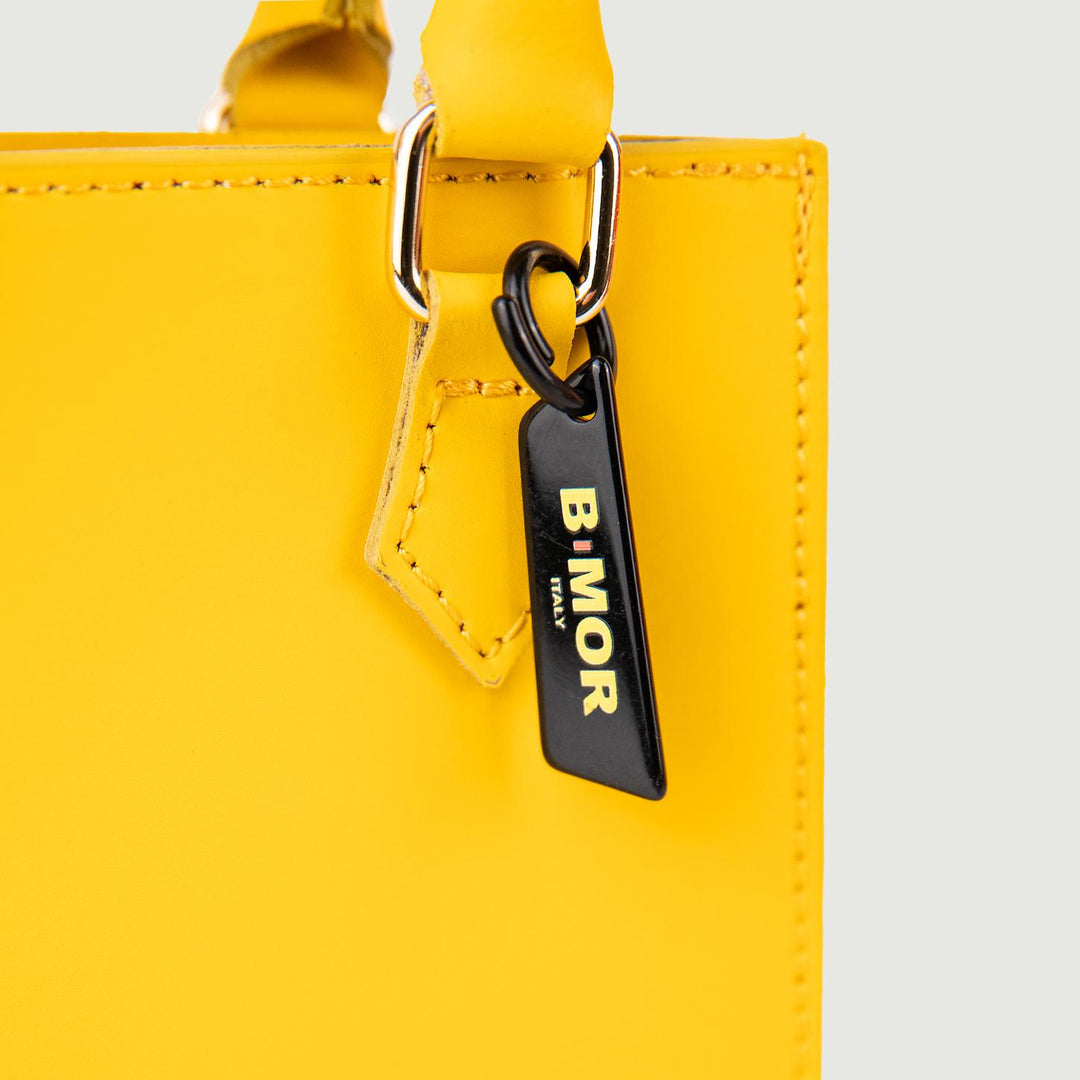 BORSA IN PELLE GIALLA BABY BABY GIALLO BIMOR 