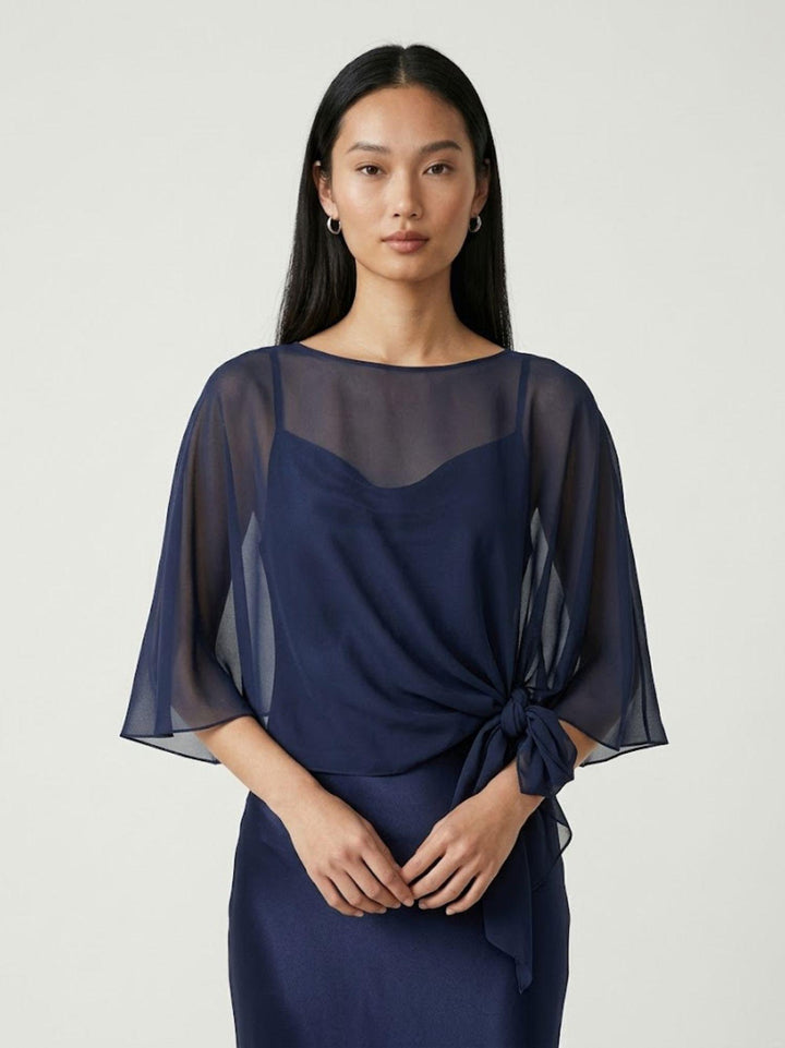 Coprispalle con nodo laterale navy 4405 2 ANDREA MORANDO 