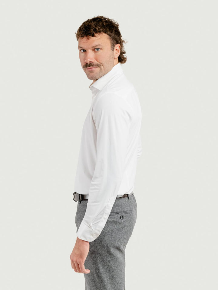 CAMICIA NO STIRO BIANCA BU26W10CANEU 101 ANDREA MORANDO 