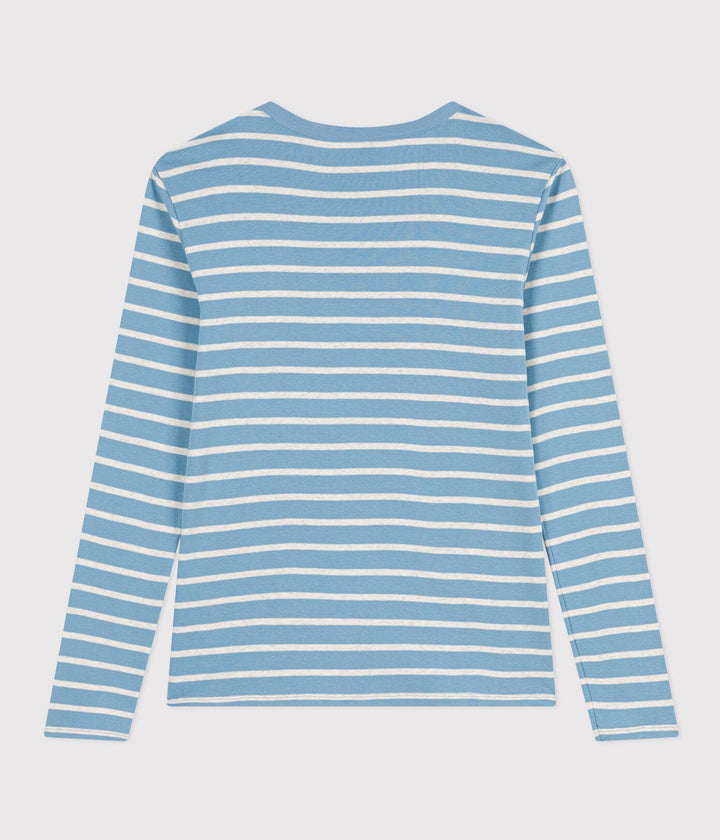 MAGLIA ICONIQUE DONNA IN COTONE GIROCOLLO A08CN 04 PETIT BATEAU 
