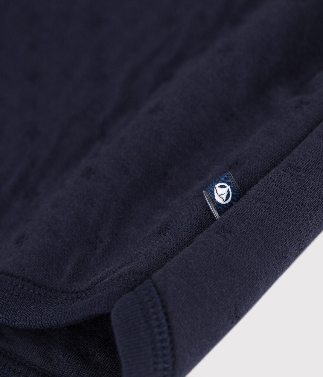 FELPA IN TUBIQUE TRAPUNTATO PER BEBÈ A08BZ 01 PETIT BATEAU 