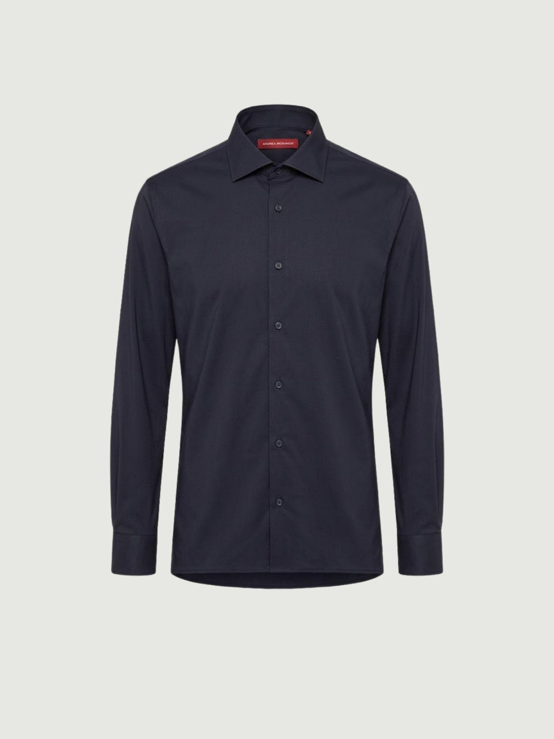 Camicia no stiro con colletto francese blu BU26S10CANEU6 200 ANDREA MORANDO 
