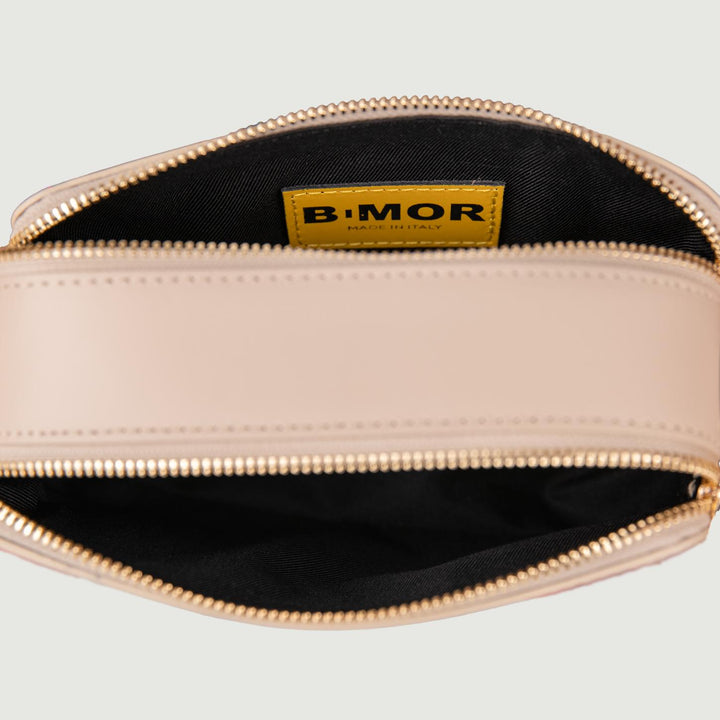 BORSA A TRACOLLA IN PELLE CAPPUCCINO CON DOPPIA TASCA YOURS CAPPUCCINO BIMOR 