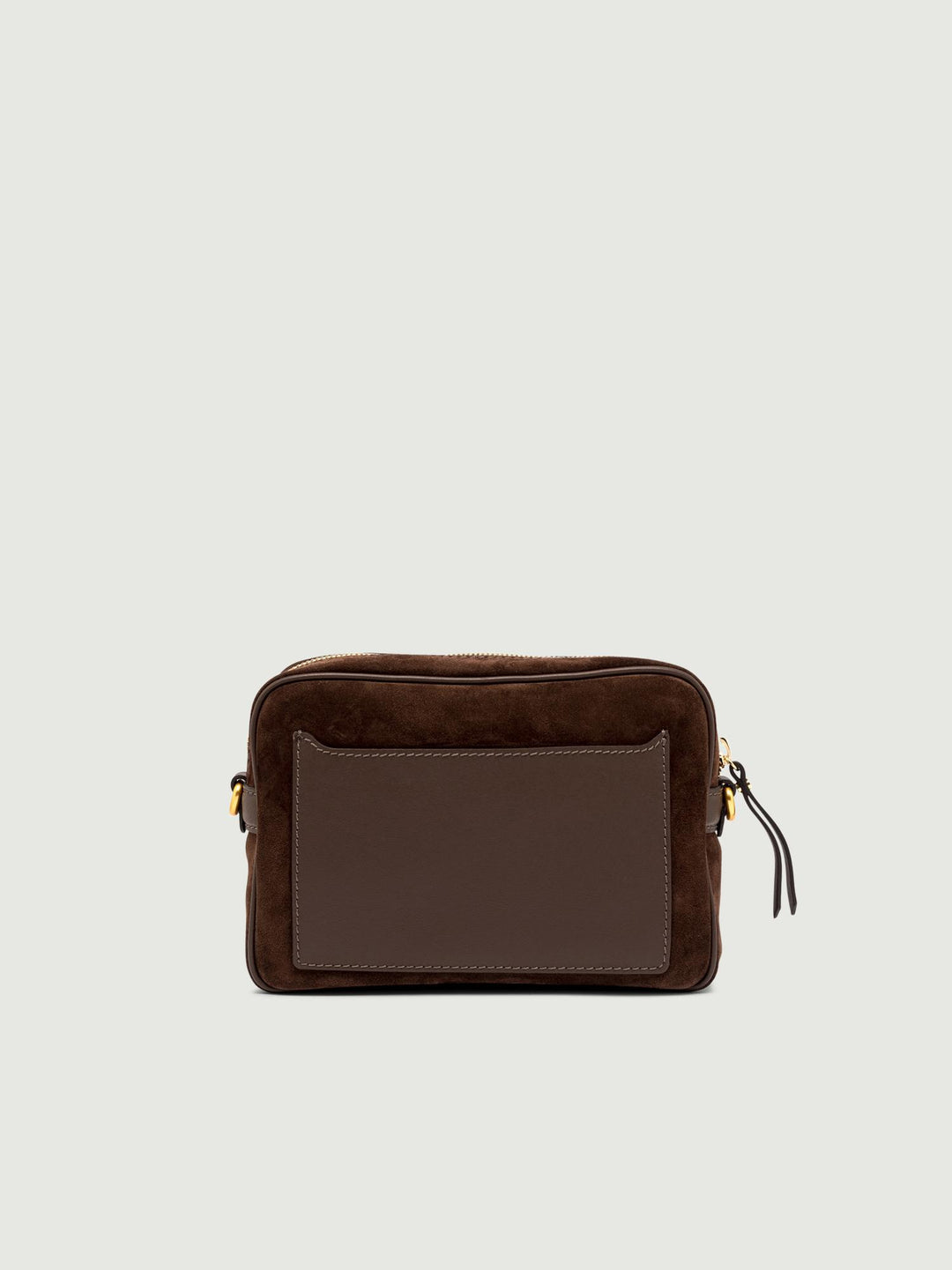 Borsa a tracolla Nina in camoscio color cioccolato 11260 CM-PL 2196 GIANNI CHIARINI 