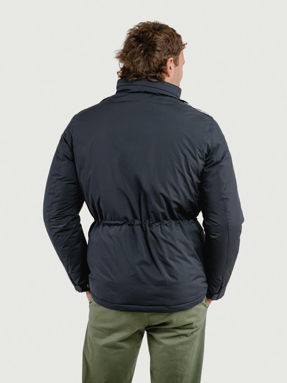 FIELD JACKET IN NYLON BLU NAVY BU26W14JKCOAT 201 ANDREA MORANDO 