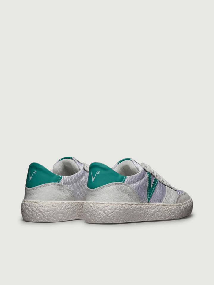 Sneaker Atena bianca e smeraldo SBITEK SME V2 