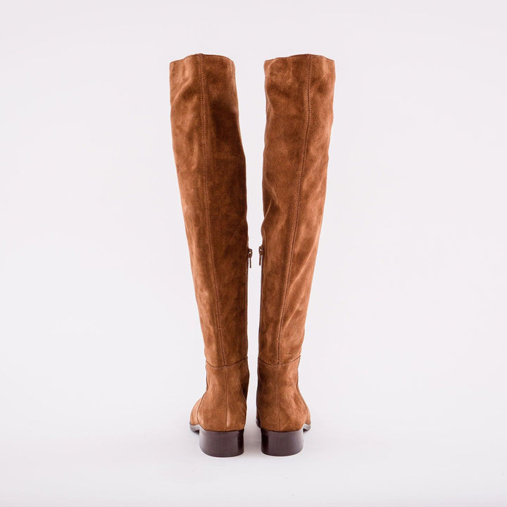 STIVALE ALTO IN PELLE 6884/43 CUOIO ANDREA MORANDO 