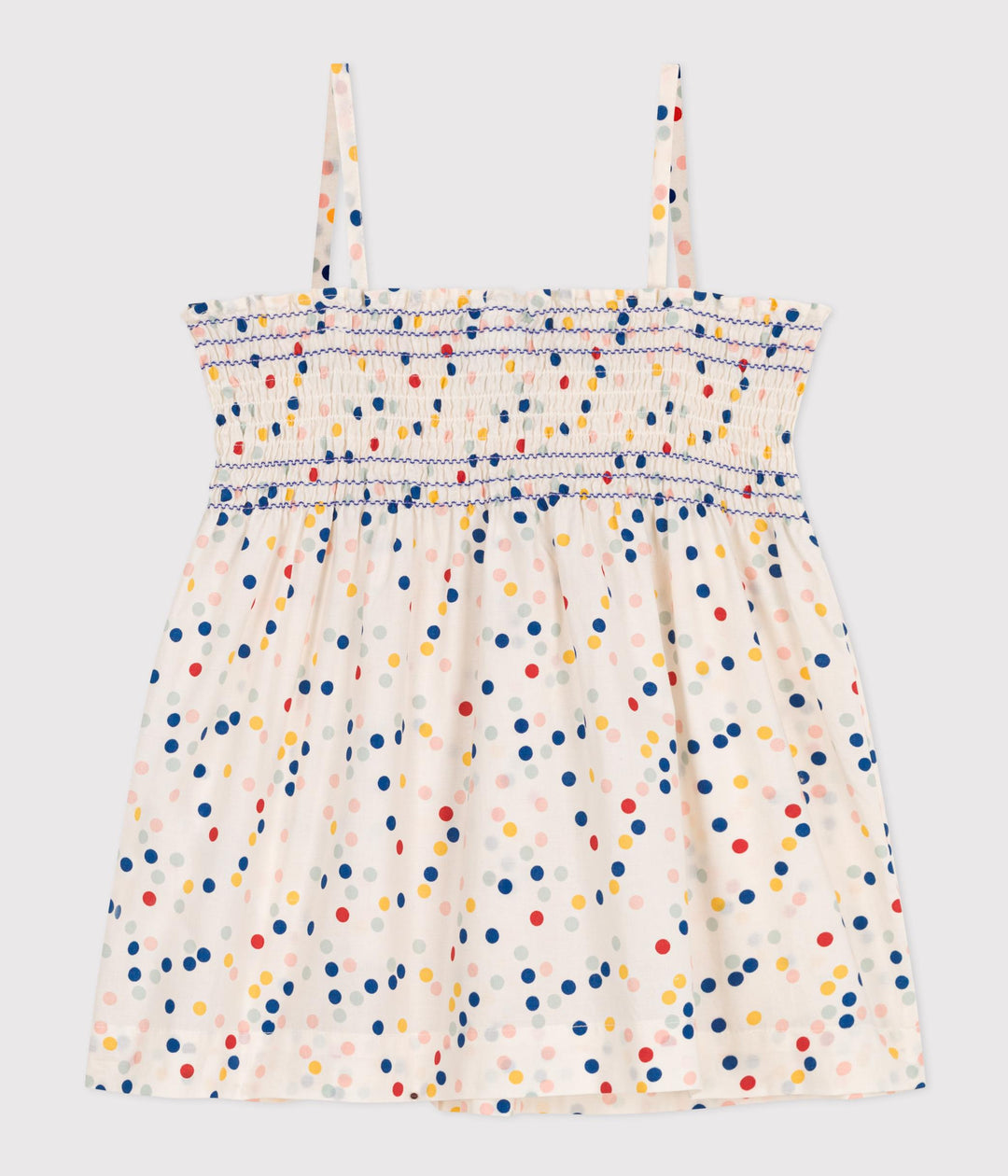 BLUSA SENZA MANICHE IN COTONE BAMBINA