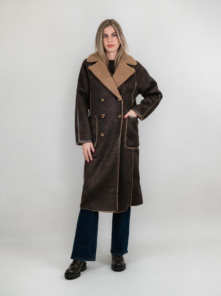 ECOMONTONE REVERSIBILE testa moro e cammello B345MONT 08 ANDREA MORANDO 