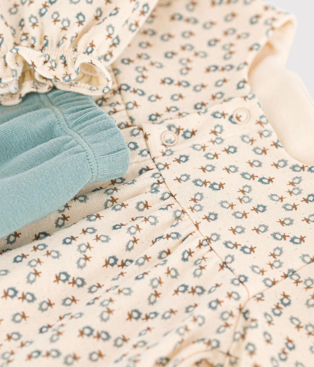 ABITO IN TUBIQUE E LEGGINGS PER BEBÈ A087L 01 PETIT BATEAU 