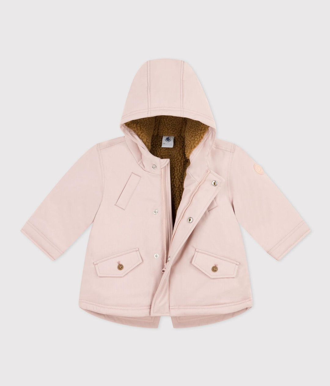 PARKA FODERATO IN SHERPA A08FQ 03 PETIT BATEAU 