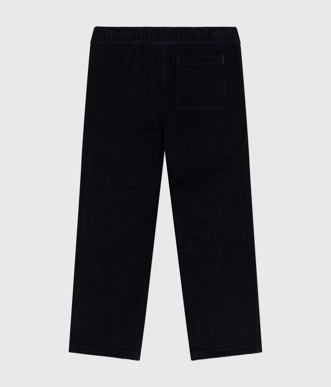 Pantaloni dritti in velluto blu A0BAR 01 PETIT BATEAU 