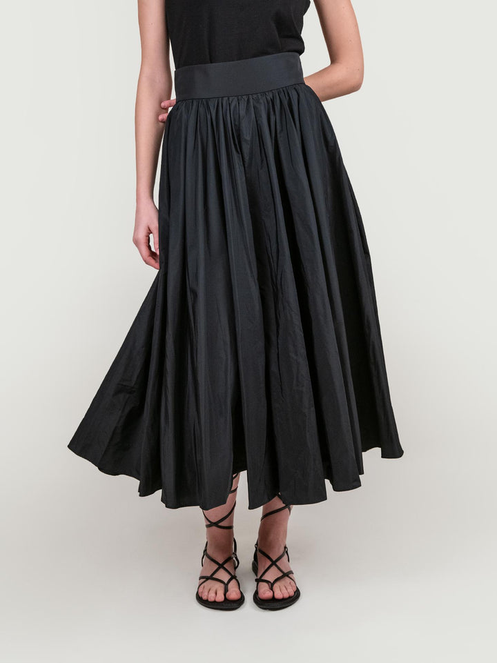 GONNA MIDI NERA 303567 NERO ANDREA MORANDO 