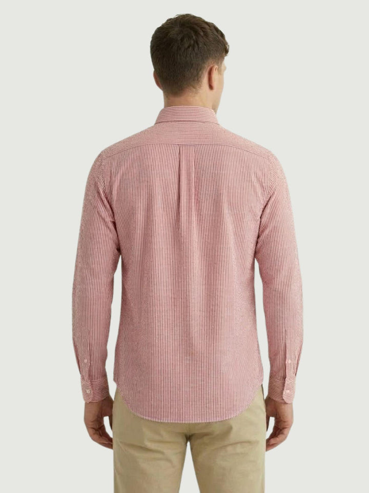 Camicia in cotone a righe bianche e rosse BRAD/SEB16S36 02 BAGGIES 