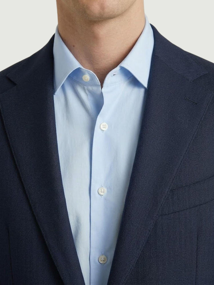 Blazer in jersey punto Milano navy CO0391 7000 ANDREA MORANDO 