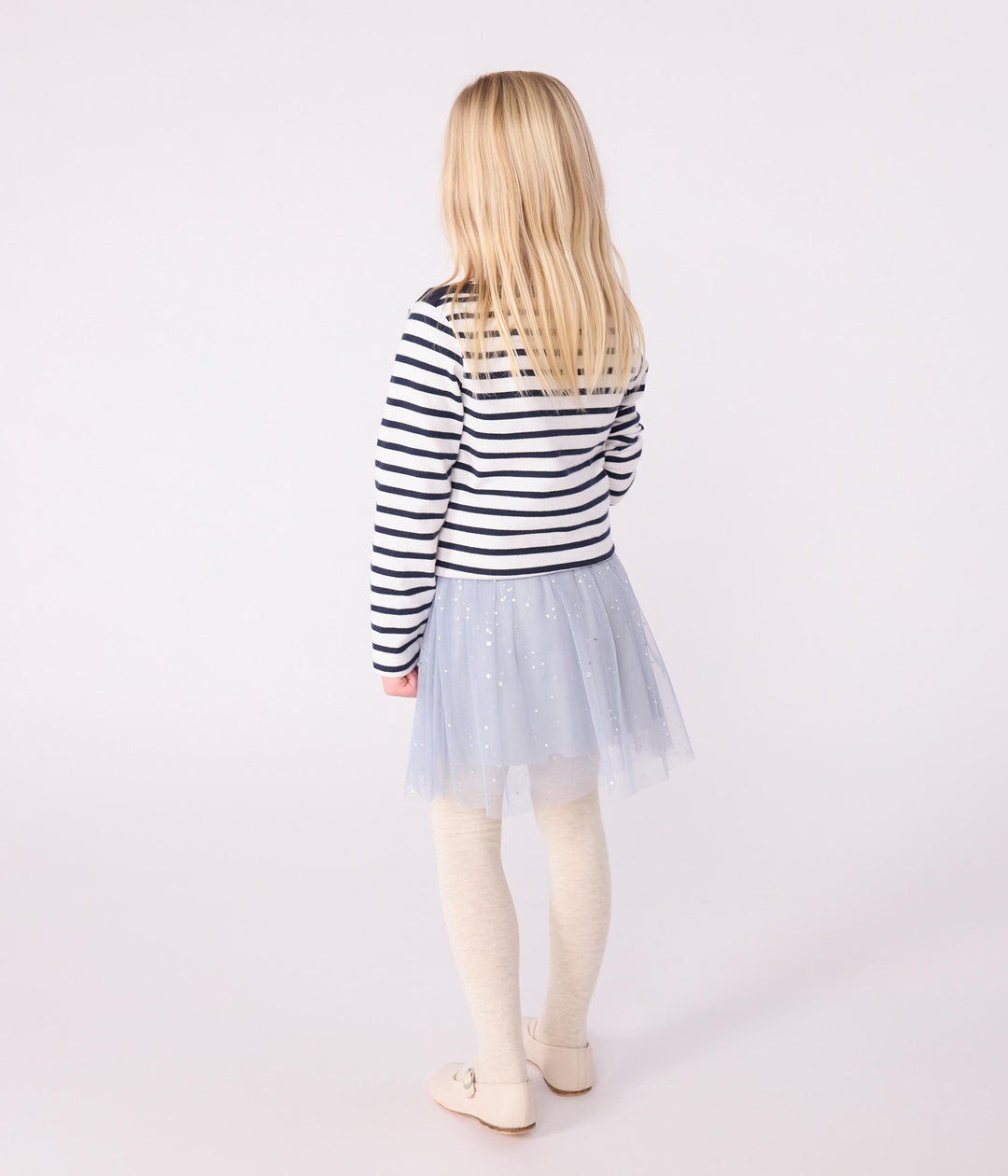 Marinière bambina/bambino in cotone biologico A08LX 01 PETIT BATEAU 