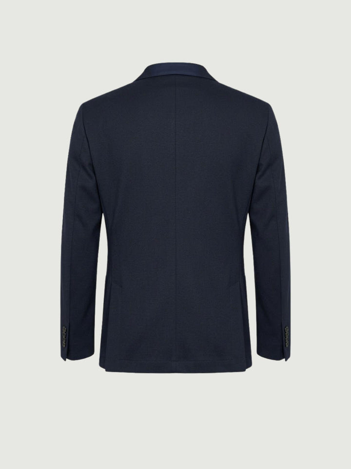 Blazer in jersey punto Milano navy CO0391 7000 ANDREA MORANDO 