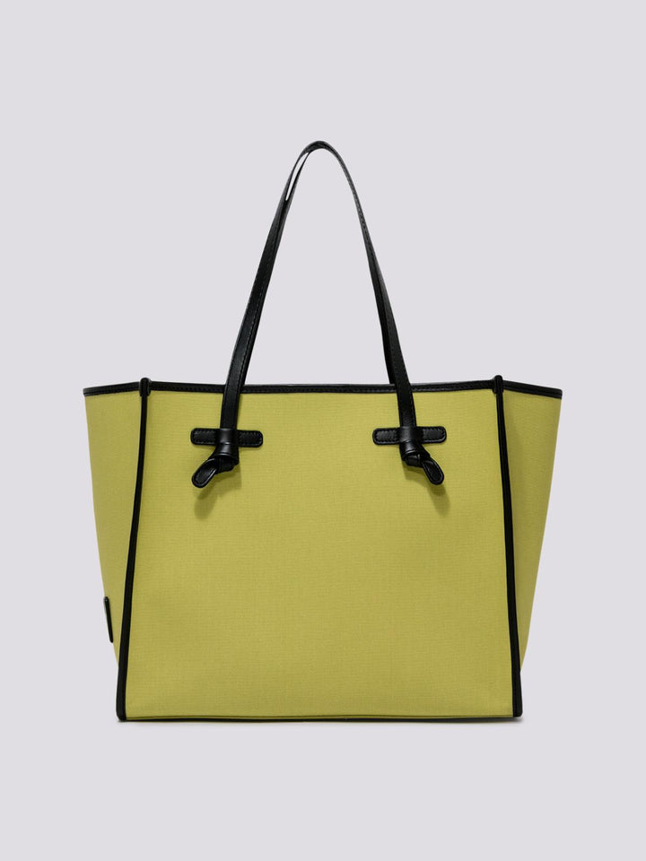 Borsa Shopping Marcella in canvas verde sulfureo BS 6850/23AI CNV-SE 13175 GIANNI CHIARINI 