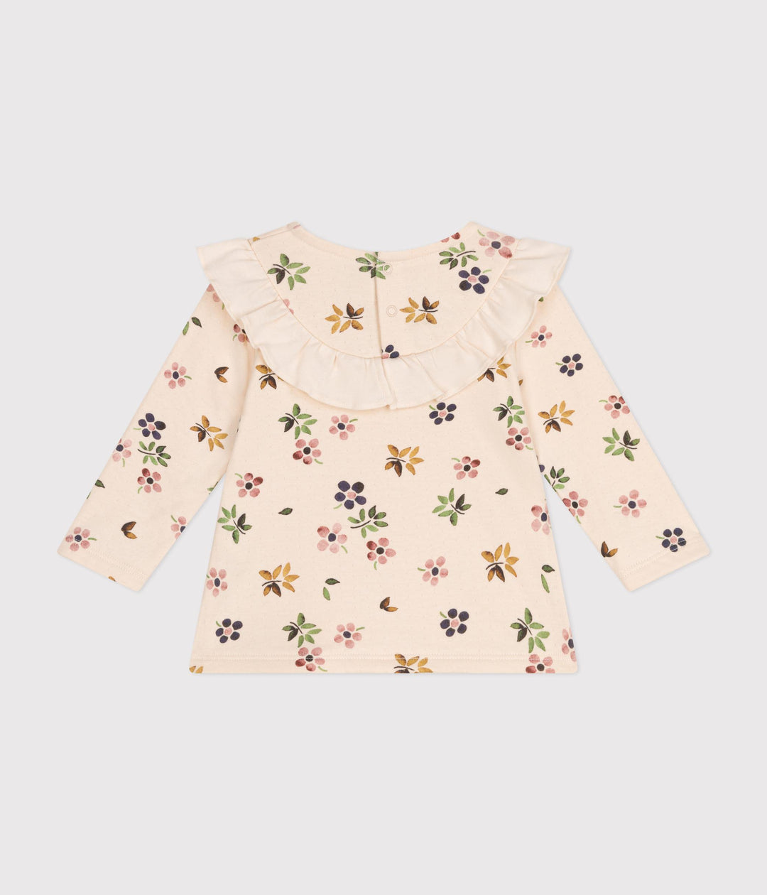 Blusa in tubique a fiori A0B3C 01 PETIT BATEAU 