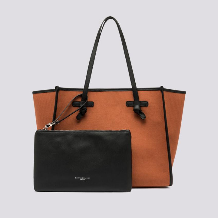 Borsa Shopping Marcella in canvas ginger BS 6850/23AI CNV-SE 13280 GIANNI CHIARINI 