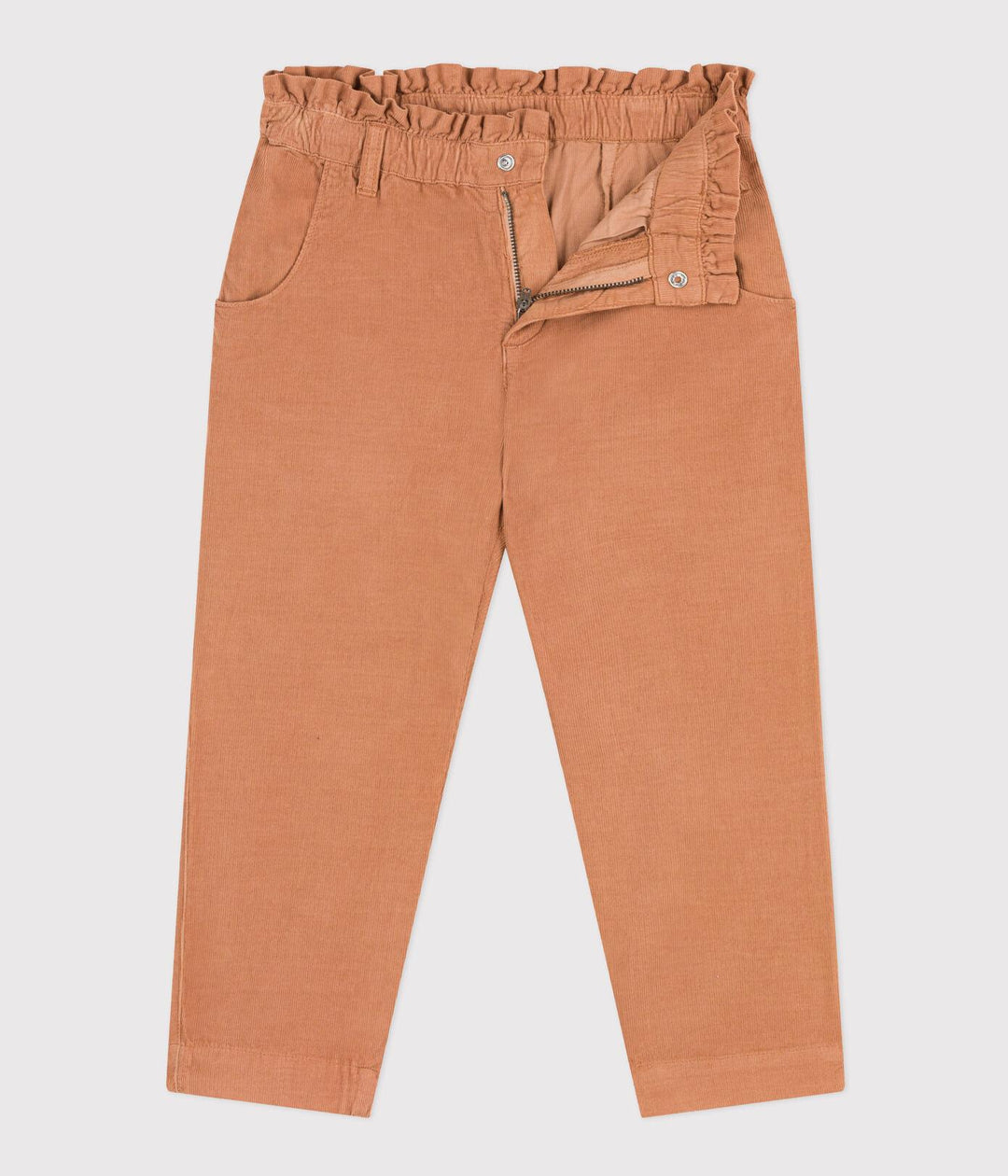 PANTALONI DRITTI IN VELLUTO FINE BAMBINA A0820 01 PETIT BATEAU 