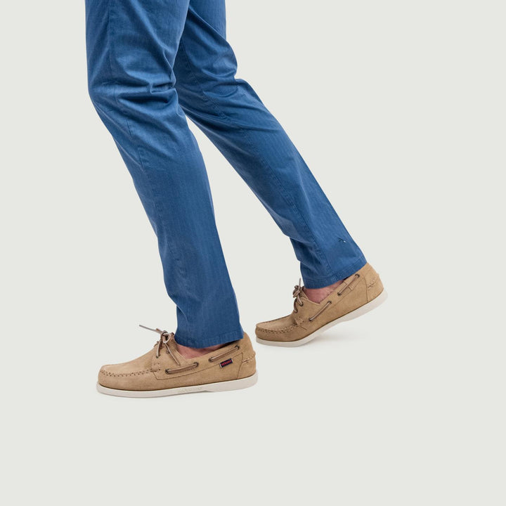 Mocassino da barca Portland Scamosciato Beige