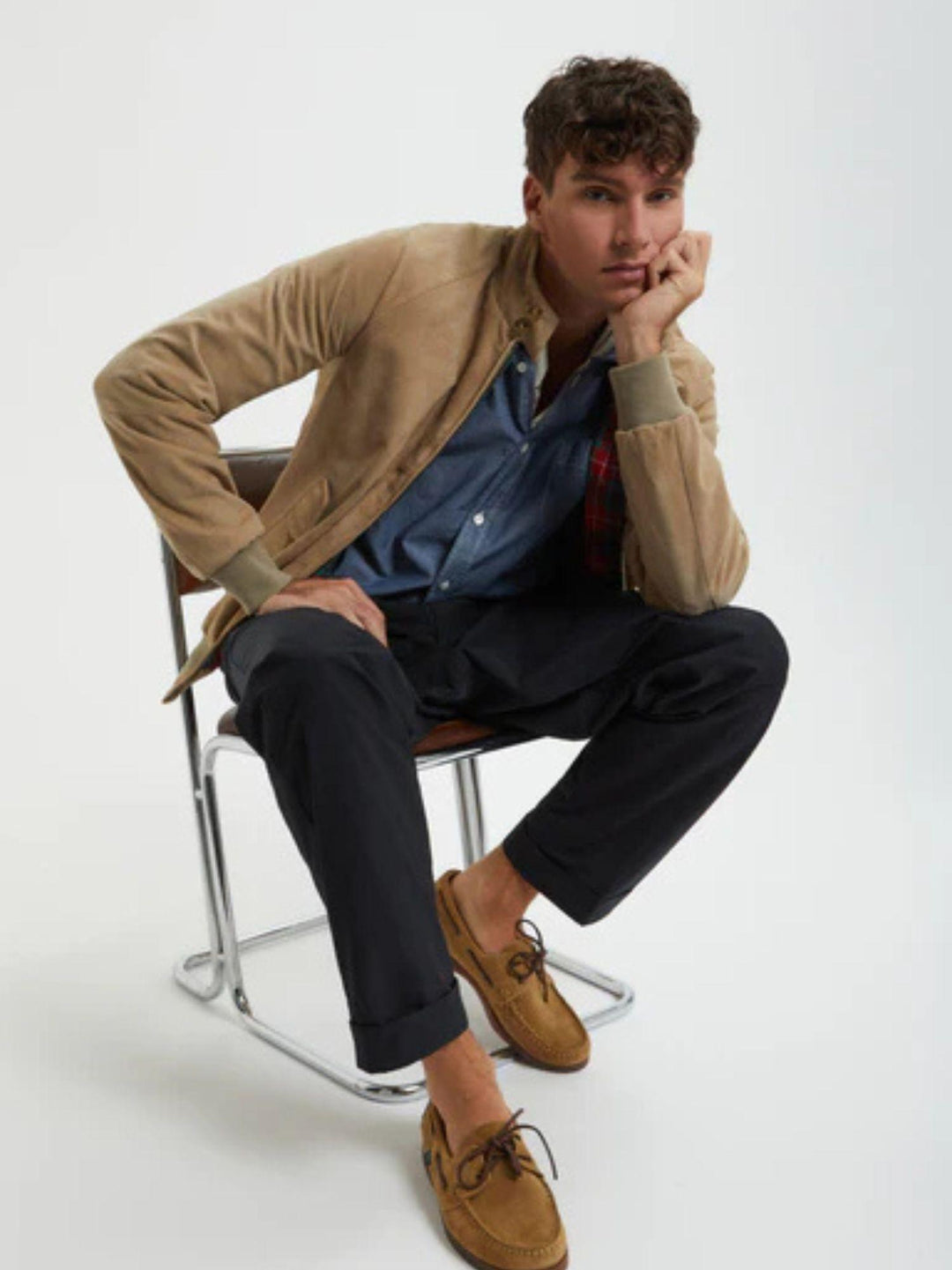 G9 in Pelle Scamosciata Storm Gray BRCPS0939 1303 BARACUTA 