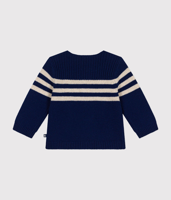 Pullover in maglia con lana A0B3W 01 PETIT BATEAU 