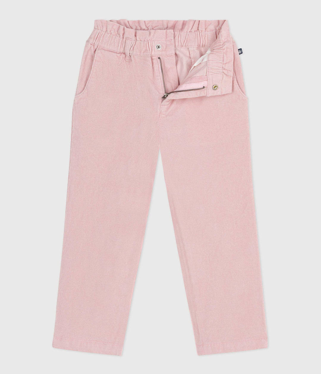 PANTALONI IN VELLUTO ROSA A0ECN 02 PETIT BATEAU 