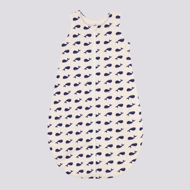 SACCO NANNA BALENE MARINE IN COTONE A09G1 01 PETIT BATEAU 