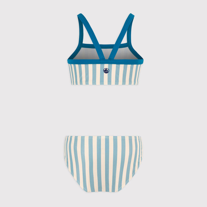Costume 2 pezzi a righe bambina A06OM 01 PETIT BATEAU 