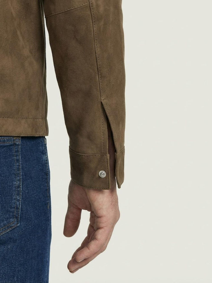 Giacca Tarragon in camoscio palude TARRAGON 714 JACK LEATHER 