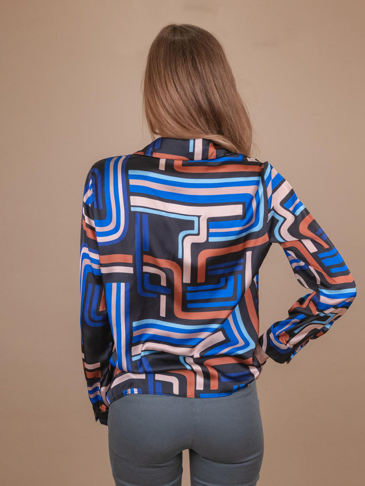 CAMICIA FANTASIA OPTICAL C2446 3250 ANDREA MORANDO 