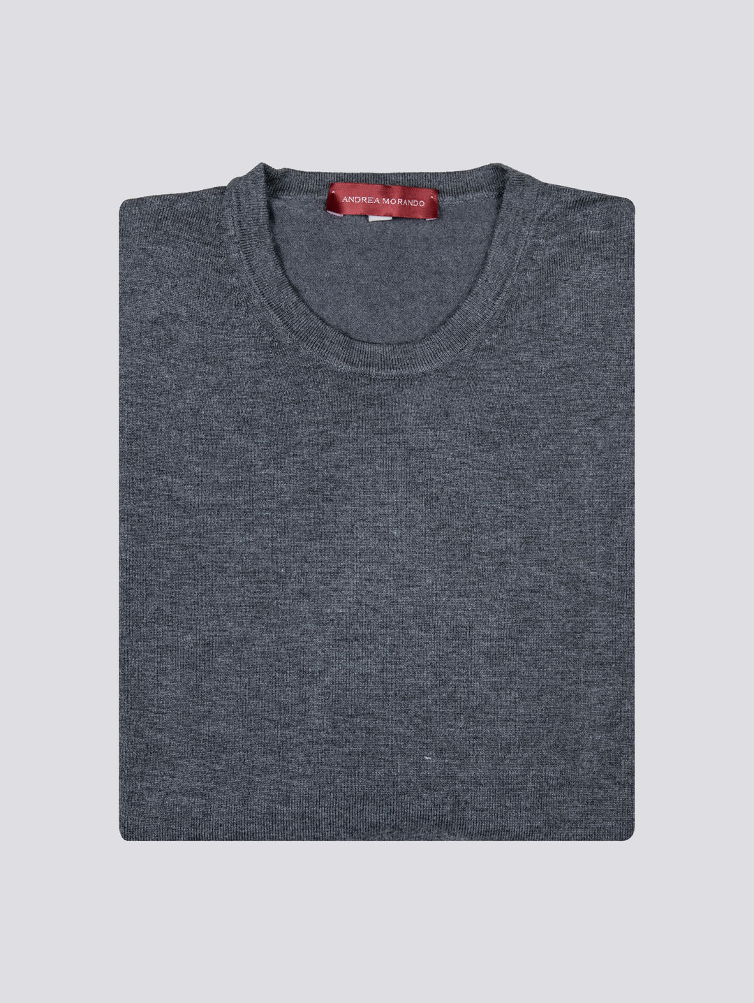 MAGLIA GIROCOLLO GRIGIO ANTRACITE 3000900 106 ANDREA MORANDO 
