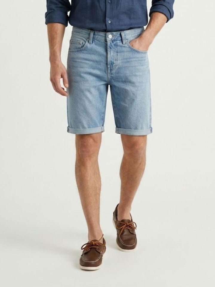 Jeans shorts sunny in cotone lavaggio chiaro SUNNY014 B3 UNIFORM 