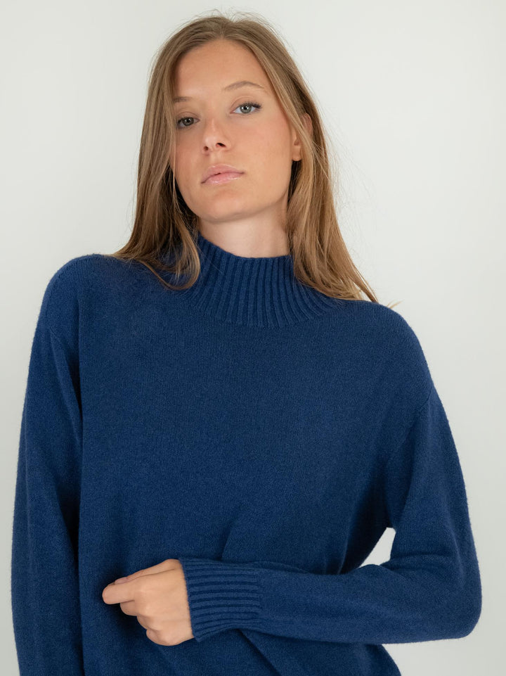 LUPETTO IN MAGLIA BLU 0570/138 1073 BIMOR 
