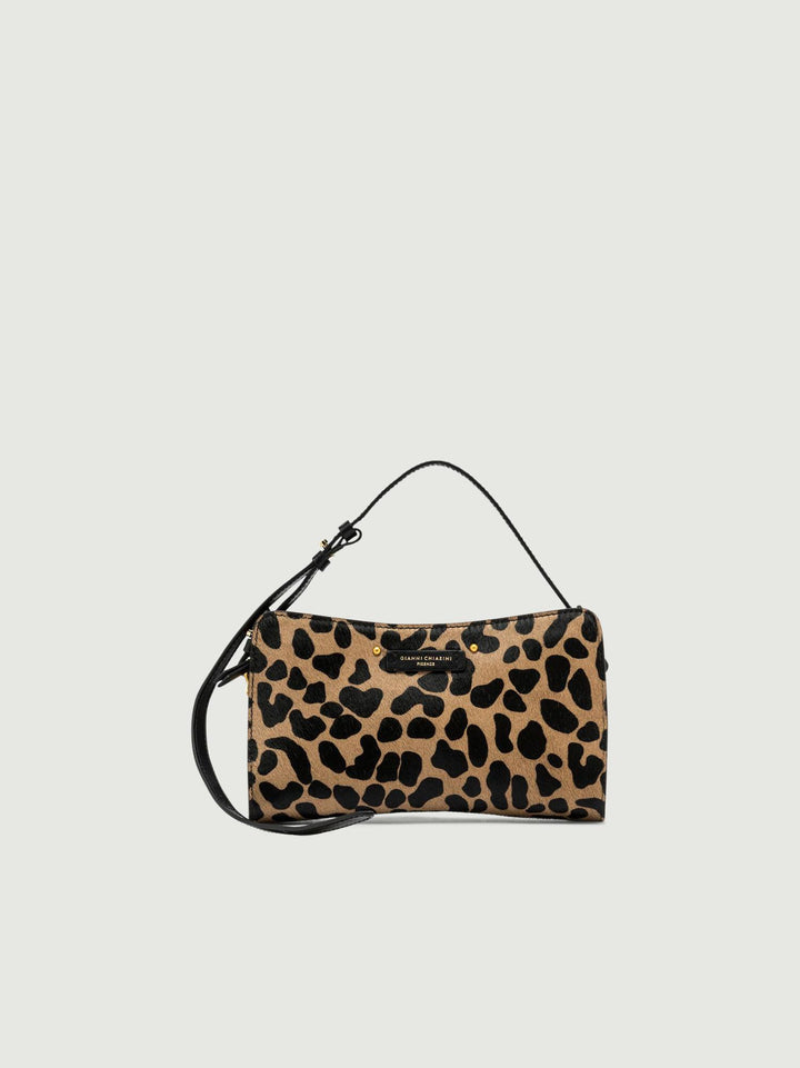 BORSA KEIRA IN CAVALLINO LEOPARDO BS 11860 CAV-PRCK 1186511865 GIANNI CHIARINI 