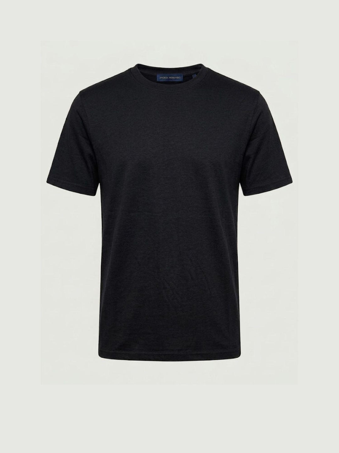 T-shirt in jersey nera 5980426 900 ANDREA MORANDO 