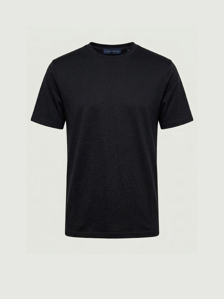 T-shirt in jersey nera 5980426 900 ANDREA MORANDO 
