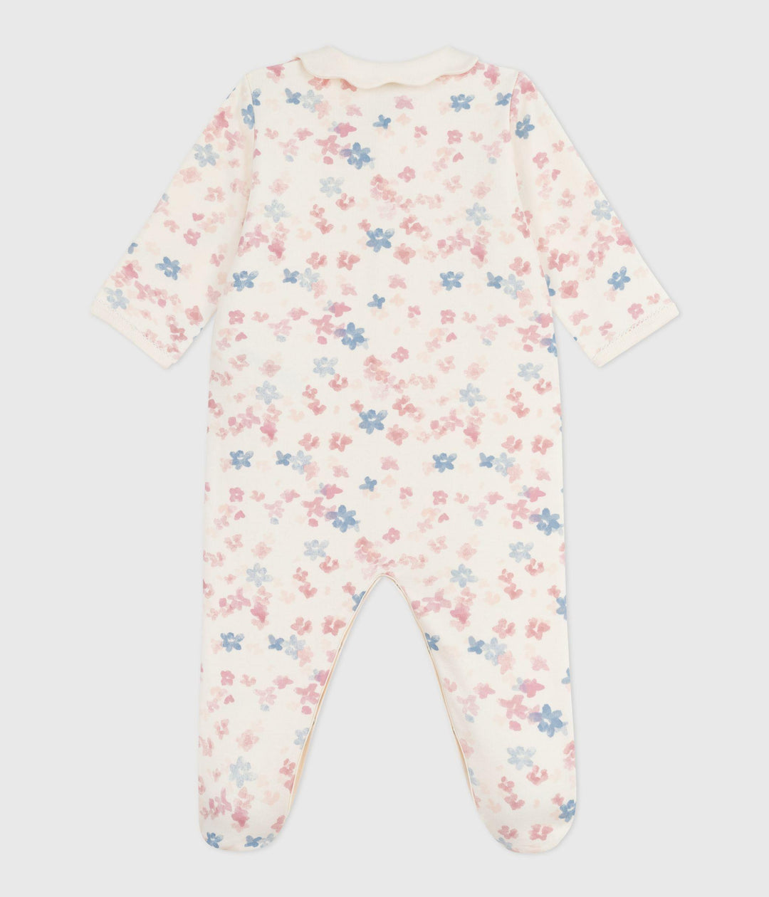 Pigiama in tessuto felpato spazzolato con stampa a fiori A0DWT 01 PETIT BATEAU 