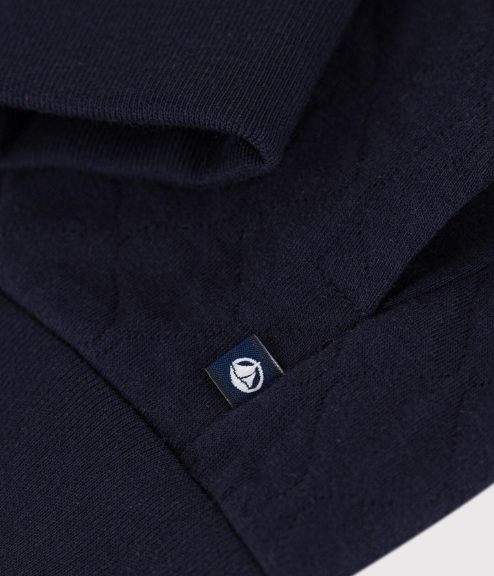CARDIGAN IN TUBIQUE BAMBINO A080U 01 PETIT BATEAU 