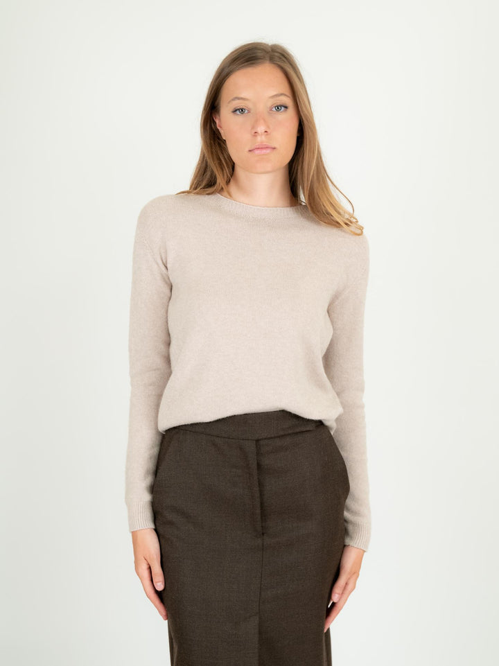 MAGLIA GIROCOLLO BEIGE 0550/06 0082 BIMOR 
