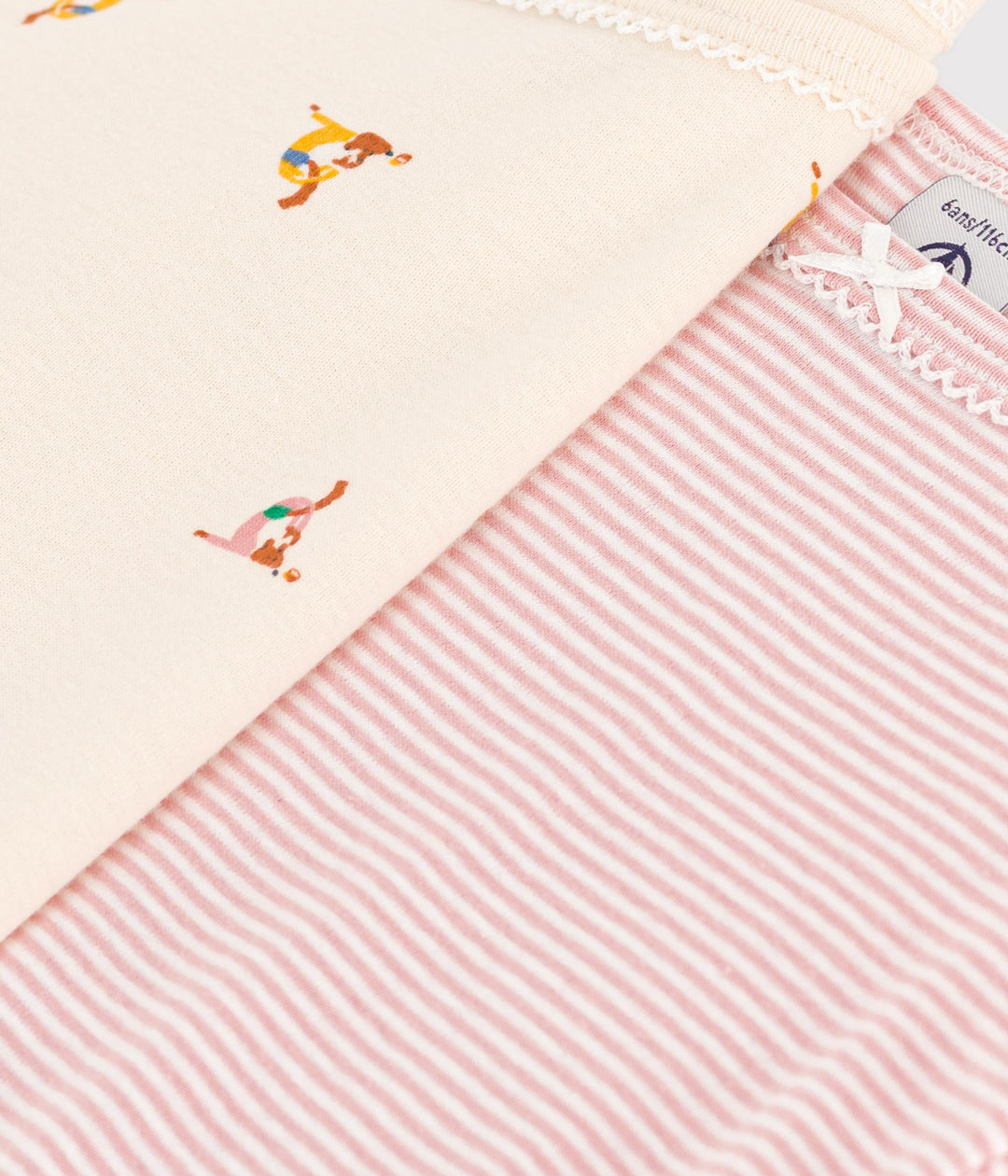 CONFEZIONE DA 2 CANOTTIERE CON SPALLINE IN COTONE BAMBINO A0A43 00 PETIT BATEAU 